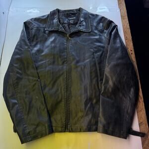 Carbon Leather Jacket Black/Black Size XL
